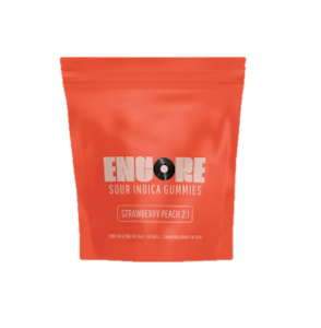 Encore - Strawberry Peach - 2:1 - CBD:THC Distillate Gummies 10 pk 100mg