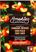 [Smokiez] Single THC Fruit Chew - 100mg - Sour Peach (S)