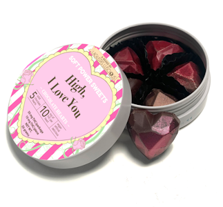 Soft Power Sweets - SPS - Valentines Chocolate - High  I Love You - 50mg  - Edible
