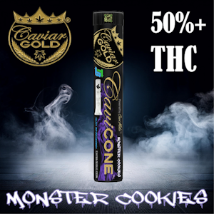 Caviar Gold - Caviar Gold l Cavi Cone l Monster Cookies l 1.5g Infused Pre-Roll