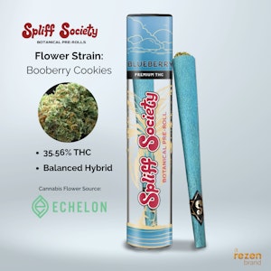 Spliff Society - Spliff Society | Blueberry Single | Booberry Cookies | 1g