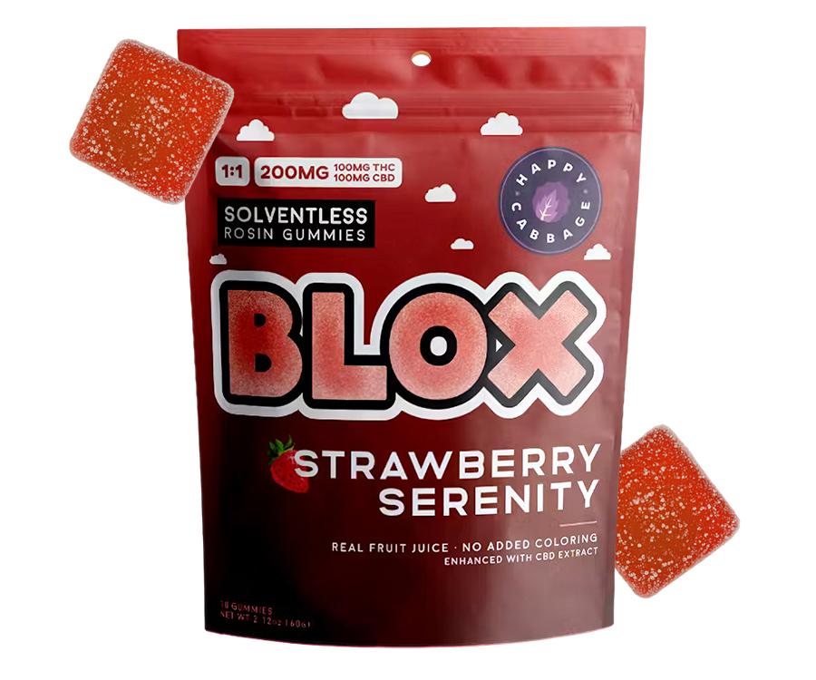 BLOX - Live Rosin - Strawberry Serenity - 1:1 THC/CBD - 1