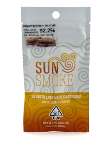 SUNSMOKE - Peanut Butter & Jelly Cartridge 