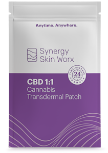 Synergy Skin Worx - 1:1 CBD:THC, Transdermal Patch