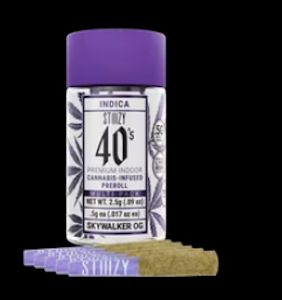 STIIIZY - STIIIZY - 40's - Infused Preroll - Purple Punch 5pk - (I) 2.5g
