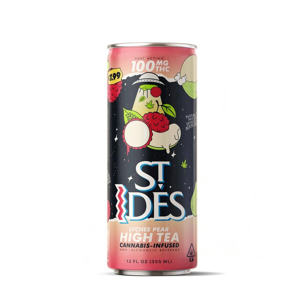 St. Ides Lychee Pear Cannabis Infused High Tea 12oz 100mg