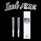 AMERICAN WEED CO: Icy Zittlez "Iced Fire" .75g THCa Infused Pre-Rolls 2pk/1.5g (H)