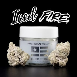 American Weed Co. - AMERICAN WEED CO: Icy Zittlez "Iced Fire" Premium Infused Flower 3.5g (H)