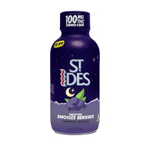 ST.IDES - St Ides Snooze Berries 4 Oz Shot 100mg ( 20mg CBN )