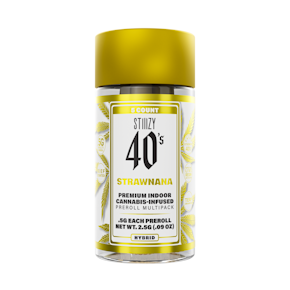 Stiiizy 40's - Strawnana - 2.5G 5pk