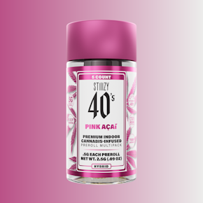 Stiiizy 40's  - Pink Acai - 2.5G 5pk