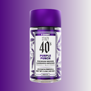 Stiiizy 40's - Purple Punch - 2.5G 5pk