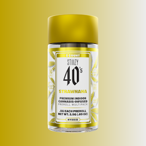 Stiiizy 40's - Strawnana - 2.5G 5pk