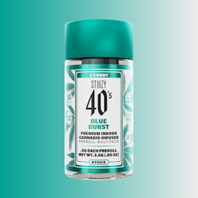  Stiiizy 40's - Blue Burst  - 2.5G 5pk