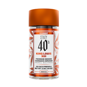 Stiiizy 40's -  King Louis XIII  - 2.5G 5pk