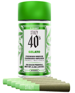 STIIIZY - GELATO INFUSED 5PK PREROLLS - STIIIZY - 2.5g