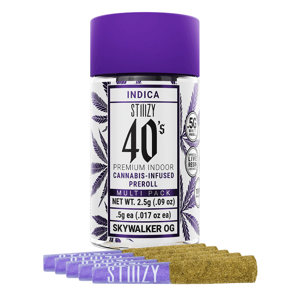 STIIIZY - Skywalker OG - 40's Infused Preroll 5 Pk (2.5g) Main Image