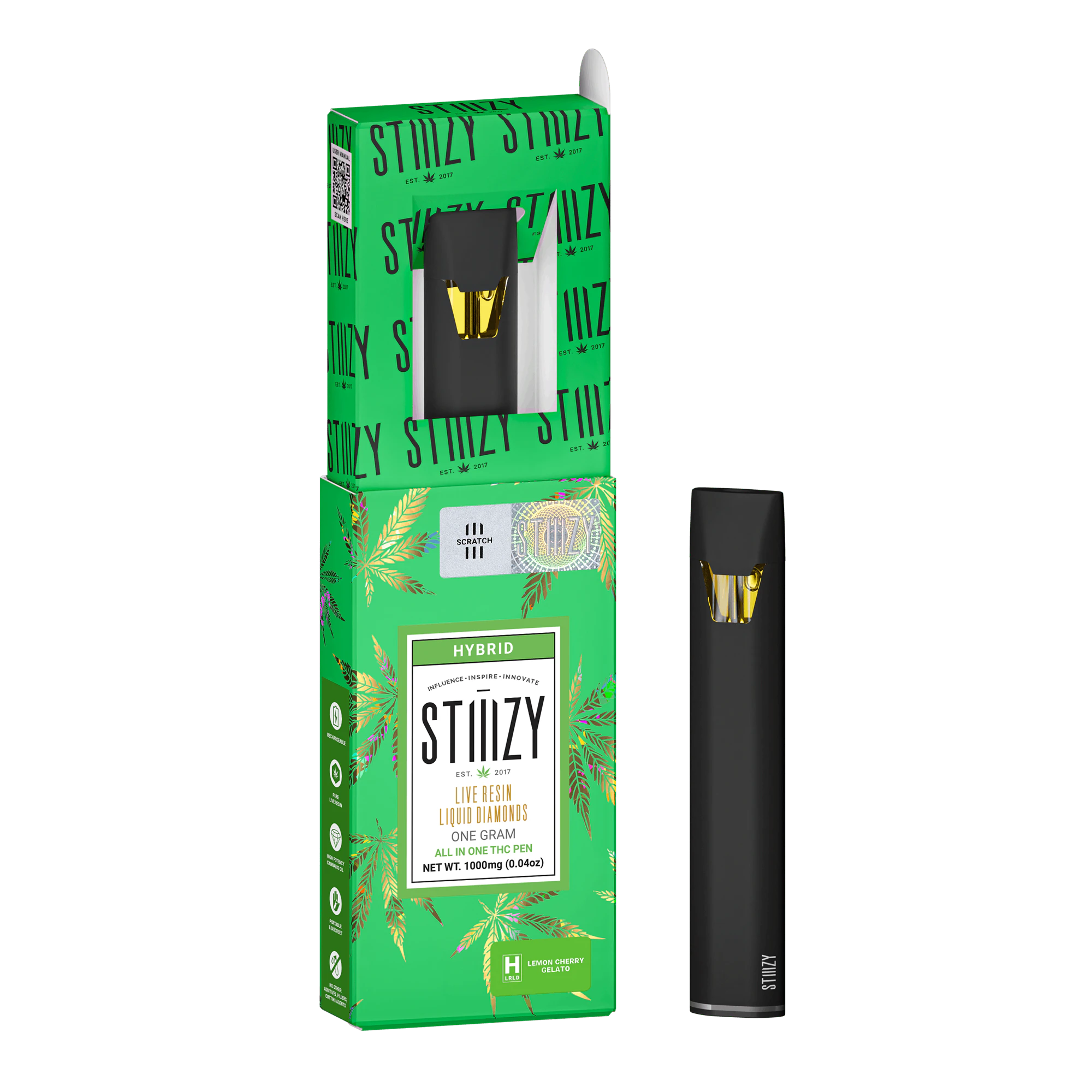 STIIIZY - STIIIZY | LEMON CHERRY GELATO DIAMONDS - AIO | CARTRIDGE | 1G Main Image