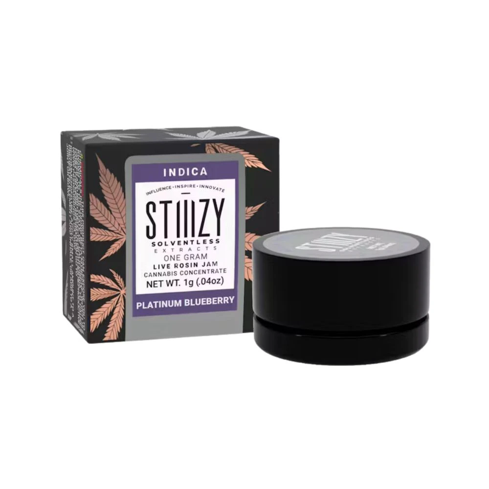 STIIIZY - PLATINUM BLUEBERRY LIVE ROSIN JAM 1G - STIIIZY Main Image