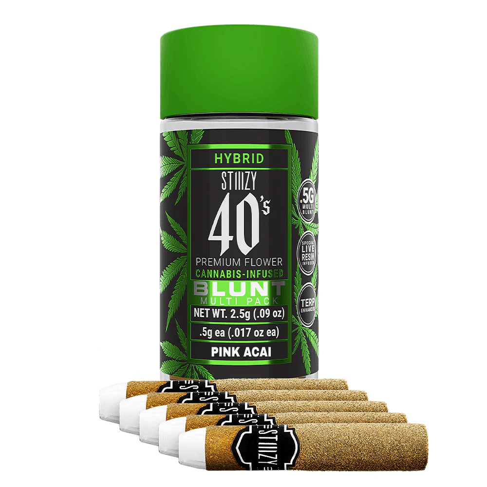 STIIIZY - Pink Acai - 40's Infused Mini Blunts 5 Pk (2.5g) Main Image