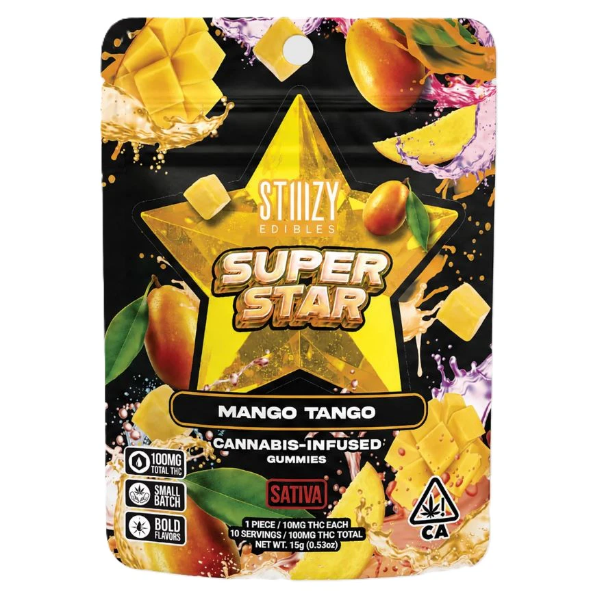 STIIIZY - STAR - MANGO TANGO - SINGLE GUMMY 100MG - STIIIZY Main Image