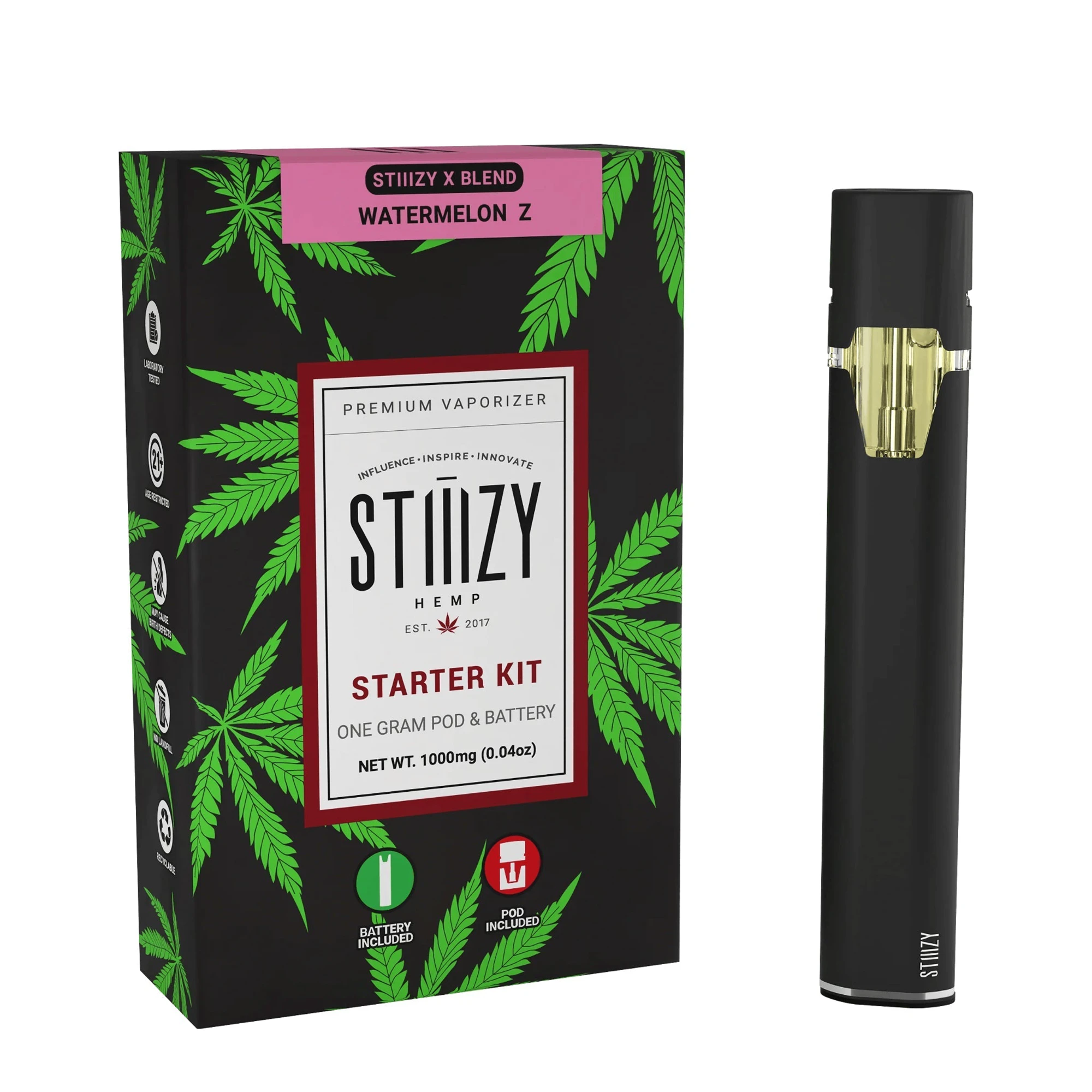 STIIIZY - STIIIZY | WATERMELON Z STARTER PACK - AIO | CARTRIDGE | 1G Main Image