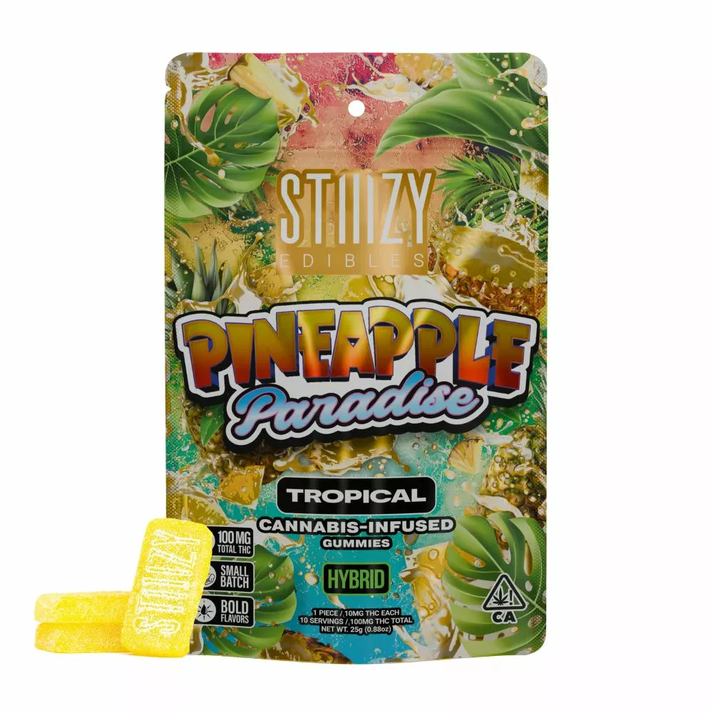 STIIIZY - STIIIZY | PINEAPPLE PARADISE - 10PK | EDIBLE | 100MG Main Image