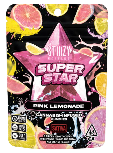 STIIIZY - Stiiizy - Edibles - Sativa - Pink Lemonade Gummies Star - 1pk - (100mg) Main Image