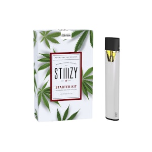 STIIIZY - Stiiizy Starter Kit Battery Pearl White