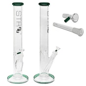 STR8 10" Water Pipe Straight Tube w/ Ice Catcher - Teal