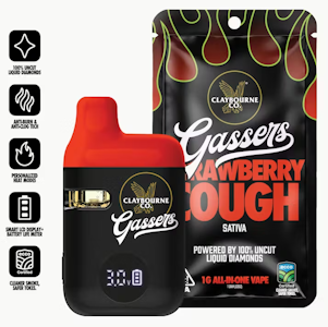 CLAYBOURNE CO. - Claybourne Gassers All In One 1g Strawberry Cough