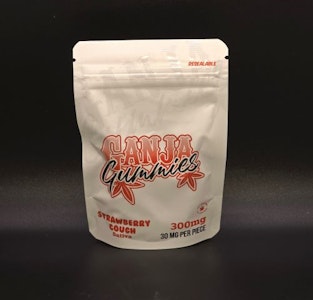 Ganja Gummies - STRAWBERRY COUGH 300mg GUMMIES 
