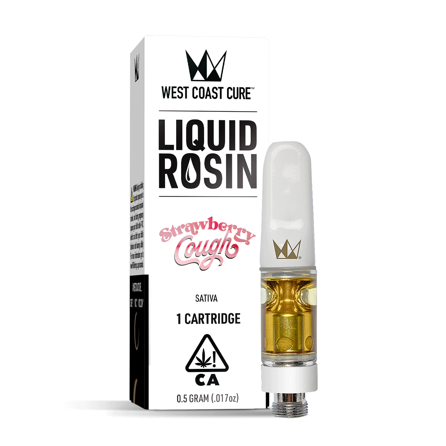 West Coast Cure - WCC | Vape Cartridge | Liquid Rosin | Strawberry Cough | .5g Main Image