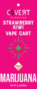 COVERT EXTRACTION - COVERT EXTRACTION - STRAWBERRY KIWI 1 GRAM VAPE CART