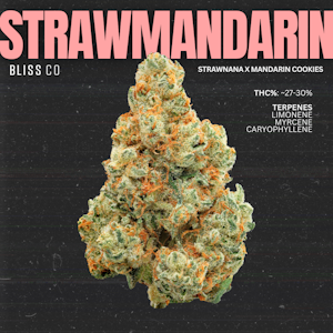 Bliss Co/Wonderbrett - Strawmandarin Split .7g Preroll