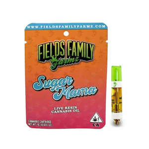 Fields Family Farmz - Fields Family Farmz Sugar Mama Live Resin Cartridge 1.0g