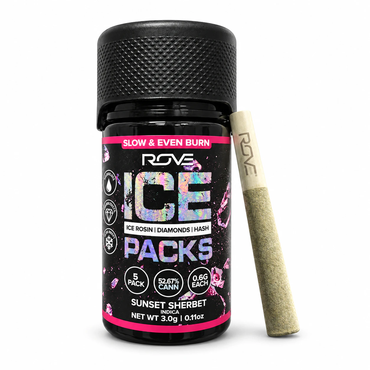 ROVE - Sunset Sherbet Infused PreRoll 5pk - 3g - ROV Main Image