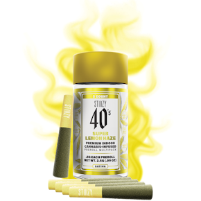  Stiiizy - 40s Super Lemon Haze Preroll - 2.5G .5g- 5pk