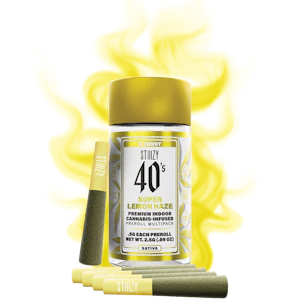 STIIIZY -  Stiiizy - 40s Super Lemon Haze Preroll - 2.5G .5g- 5pk