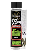 [Claybourne Co.] Frosted Infused Preroll 2 Pack - 1g -Super Sour Apple (S)