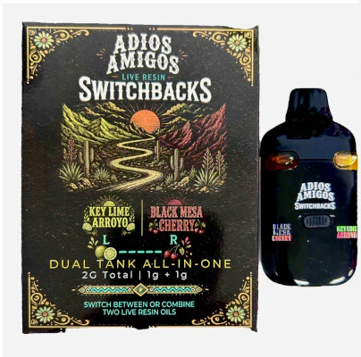 All Ways - Key Lime Arroyo x Black Cherry Mesa (2G) | Live Resin Disposable Vape | Indica Main Image