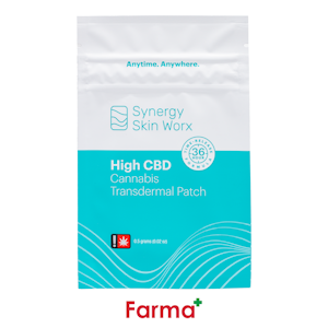 SYNERGY SKIN WORX - Synergy Skin Worx High CBD Transdermal Patch