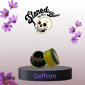 Stoned To The Bone Saffron Live Hash Rosin 1g