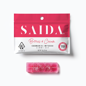 SAIDA - Saida - 100mg Gummy Bars - Berries & Cream