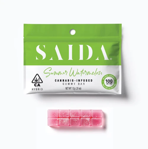 Saida - SAIDA: *OVERSTOCK* Summer Watermelon Gummy Bar 100mg (H) Main Image