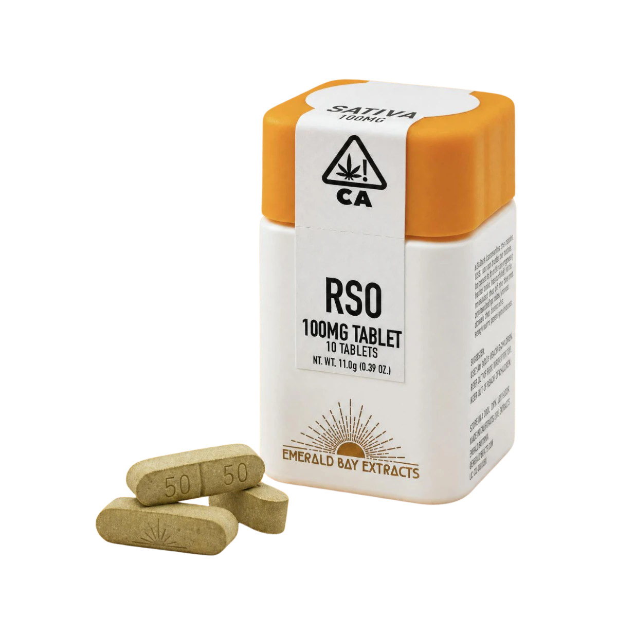 Emerald Bay Extracts - Bolinas (S) | 100mg 10pk RSO Tablets | Emerald Bay Extracts Main Image