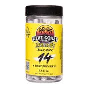 Super Silver Haze (S) | 1g 14pk Prerolls | West Coast Treez