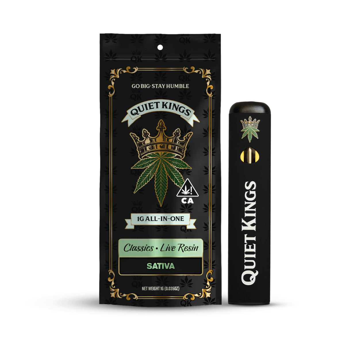 Quiet Kings - Laughing Buddah (S) | 1g Live Resin AIO Vape | Quiet Kings Main Image