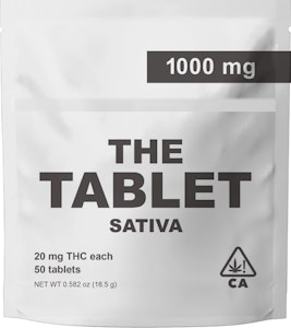 The Tablet - The Tablet - Sativa - 1000mg THC - 50pk