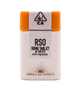 EMERALD BAY EXTRACTS - Emerald Bay 50mg Guava RSO Tablets 20pk